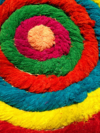 Abstract stripe paintの写真素材