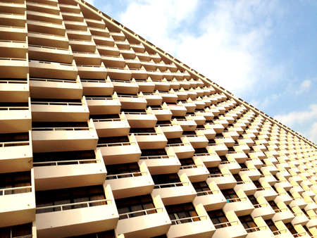 Wall of building close upの写真素材