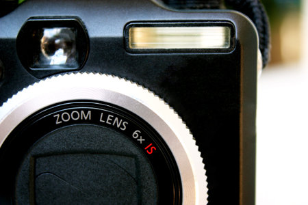 Black digital camera