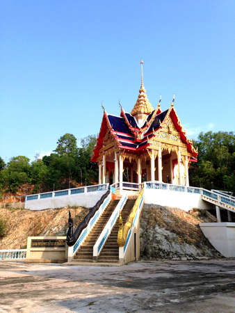 Buddhist temple in Thailandの写真素材