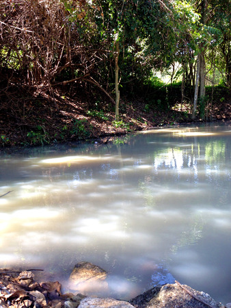 a small lakeの写真素材