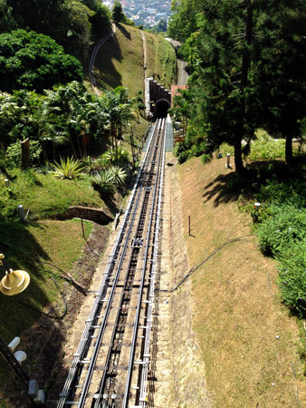 railway, Penang Hill Malaysiaの写真素材