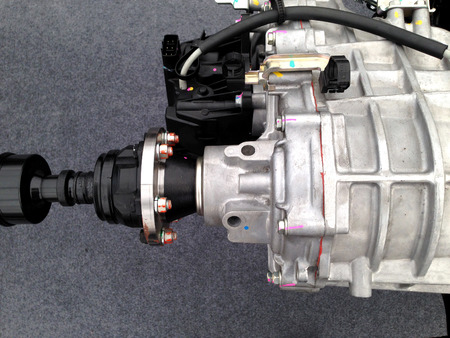 Gearbox with shaft drive, Automotive transmission gearboxの写真素材