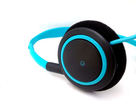 Headphones. Isolated on white backgroundの写真素材