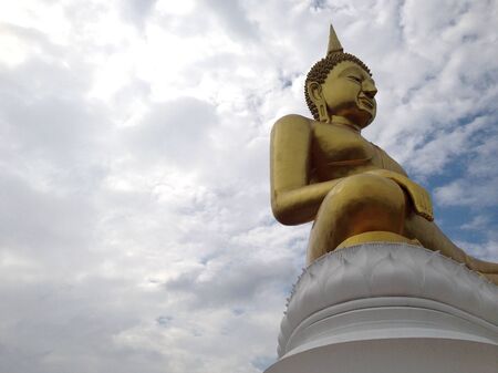 Big Buddha statue in the Templeの写真素材