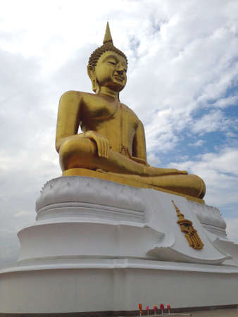 Big Buddha statue in the Templeの写真素材