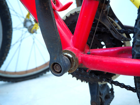 Bike gear wheel and pedal