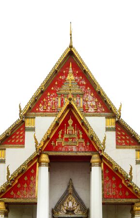 old Buddhist temple, Bangkok Thailandの写真素材
