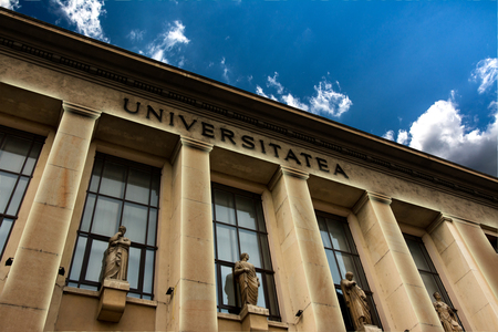 University of Bucharest, Faculty of Law building.のeditorial素材