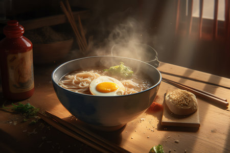 photo of noodles ramenの素材