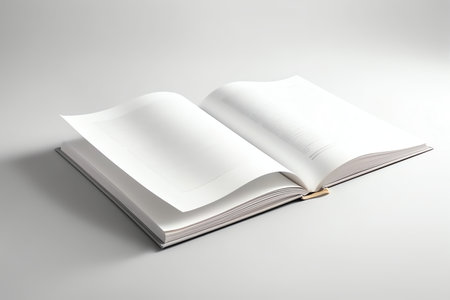 white book mockupの素材