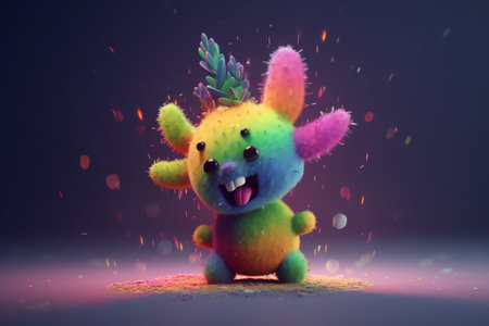 cute cactus illustrationの素材