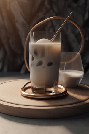 amazing wallpaper cup of ice coffeeの素材