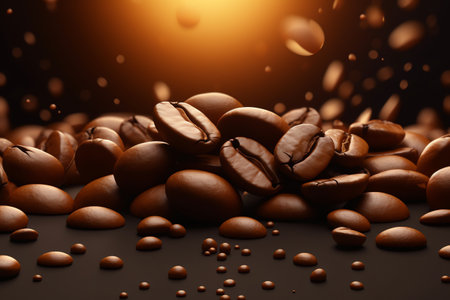 coffee beans dynamic background wallpaperの素材