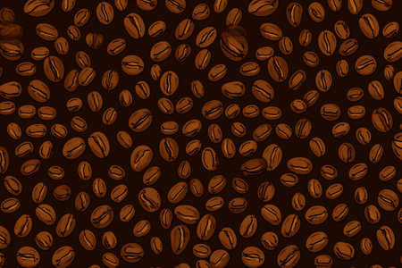 coffee beans dynamic background wallpaperの素材