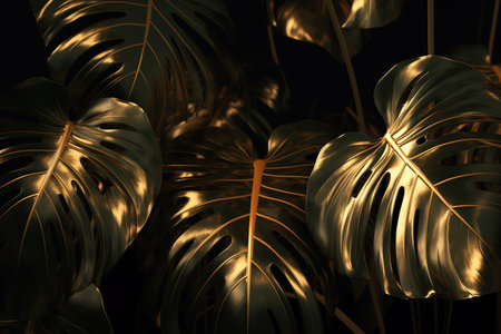photo tropical leaves backgroundの素材