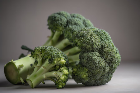 Photo fresh broccoli vegetable generative aiの素材