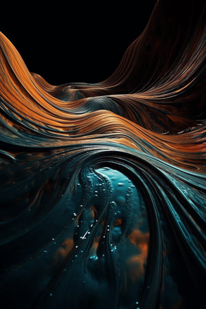 Abstract background for elegant design cover or fantasy composition. Digital collage.の素材