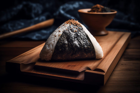 Korean traditional food rice dumpling on wooden background, selective focusの写真素材
