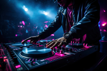 Photo of lively dance music atmosphereの素材