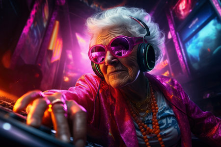 Photo of lively dance music atmosphereの素材