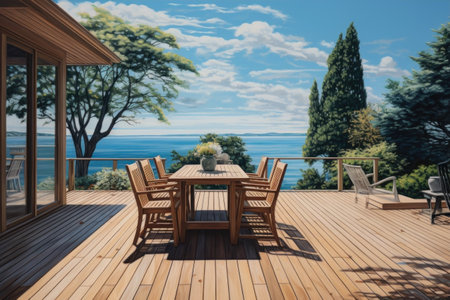 Minimalist balcony outdoor designの素材