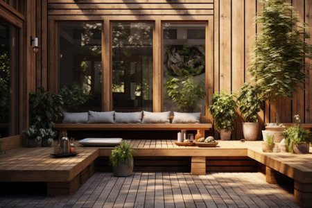 Minimalist balcony outdoor designの素材