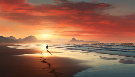 View of beautiful beachの素材