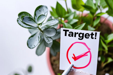 Target text on a sticky noteの素材