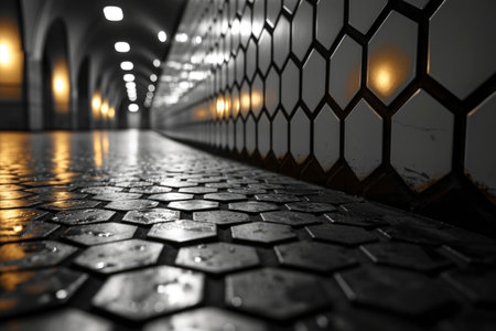 Abstract dynamic black and white background conceptの素材