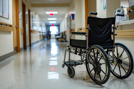 Photo of a wheelchairの素材