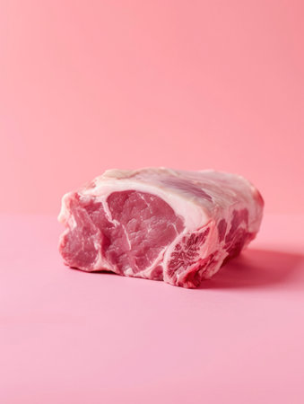 Photo of fresh raw meatの素材