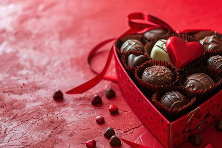 Photo of a romantic gift boxの素材