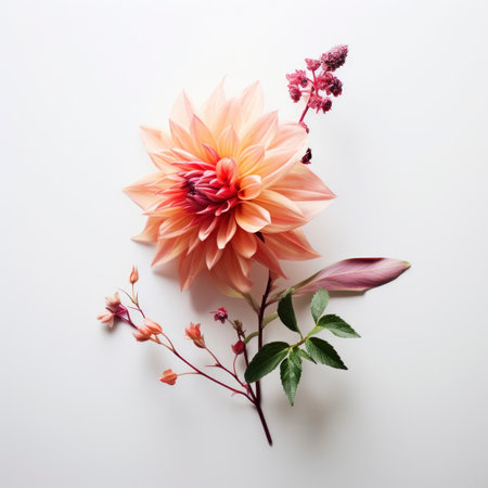 View of beautiful blooming flowersの素材