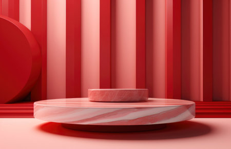 Minimal podium stage 3d designの素材