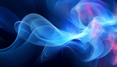 Aestethic dynamic blue backgroundの素材
