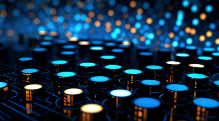 Aestethic dynamic blue backgroundの素材