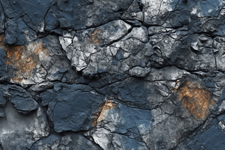 Rendering of charcoal stones backgroundの素材