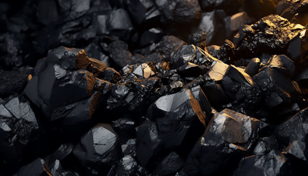 View of black charcoalsの素材