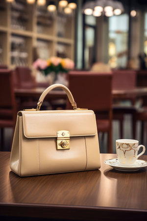 Photo an elegant handbagの素材