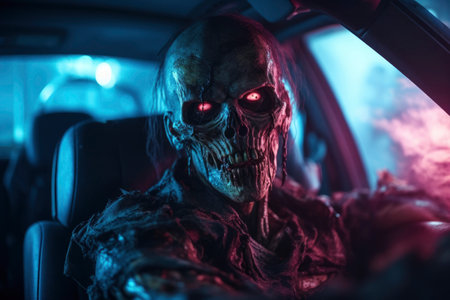 View of zombie illustration artworkの素材