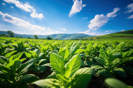 Photo of agricultural fieldの素材
