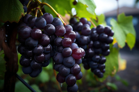 Photo of grape plantsの素材