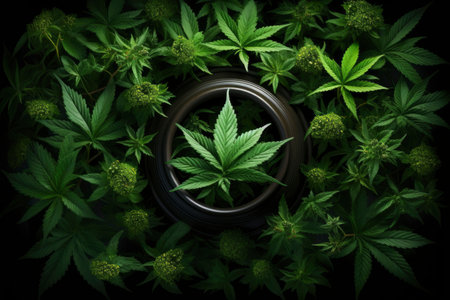 Photo of marijuana plantsの素材