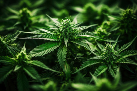 Photo of marijuana plantsの素材