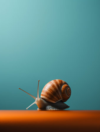 Photo of a snailの素材
