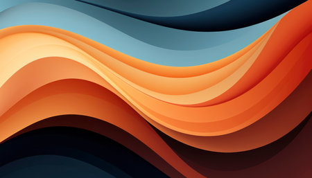 Abstract wavy background. Vector illustration for your design. Eps 10の素材