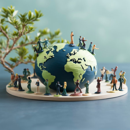 Save earth illustration figureの素材