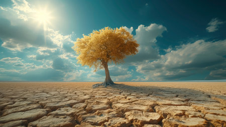 photo of dry land during the dry seasonの素材