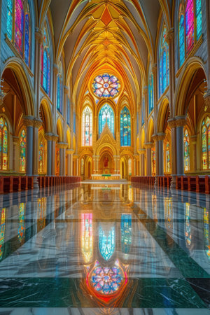 Photo of church interior designの素材
